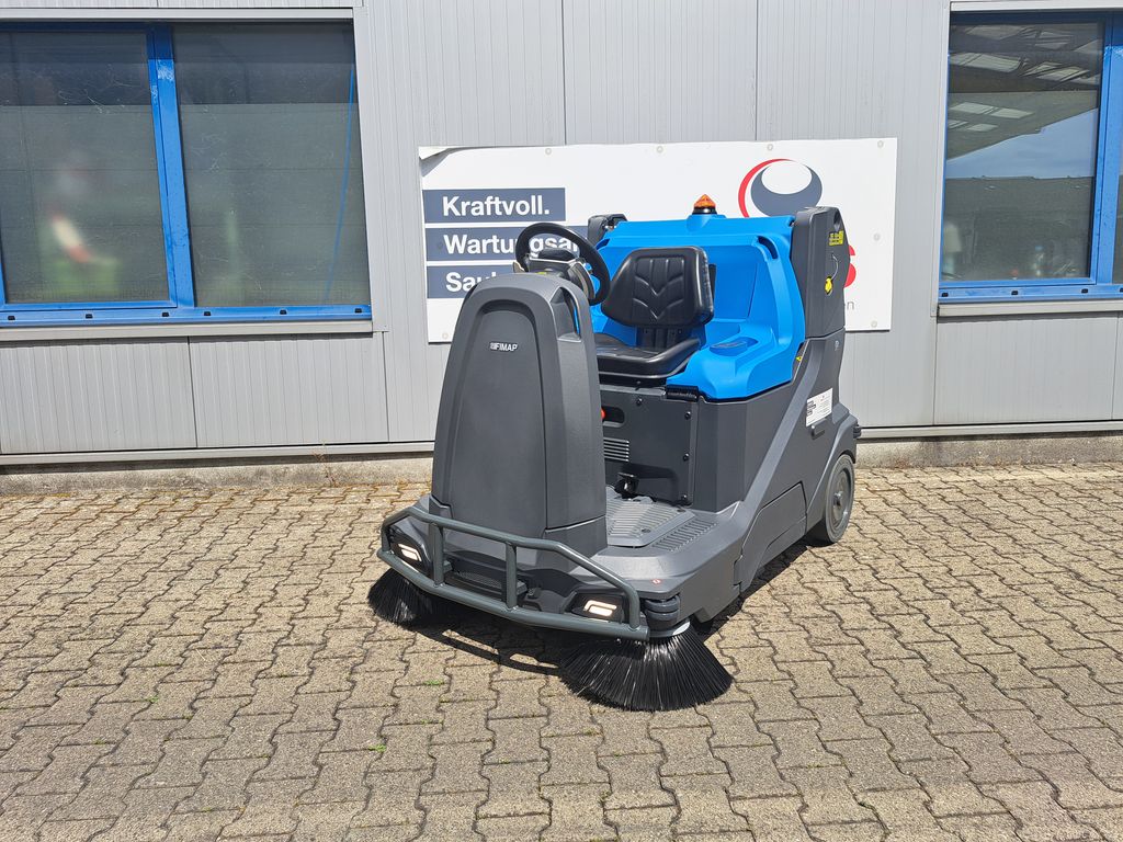 Aufsitz-Kehrsaugmaschine Fimap FSR8 Pro mieten Aufsitz-Kehrsaugmaschine zur Miete